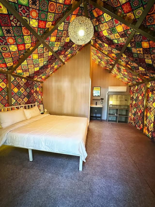 緣溪行森林營地|送迎賓點心、親子友善-【豪華露營】溪遊獵帳-1