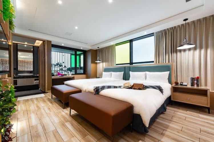 挪威森林文創館|超大溜滑梯、孩童滑步車道-8