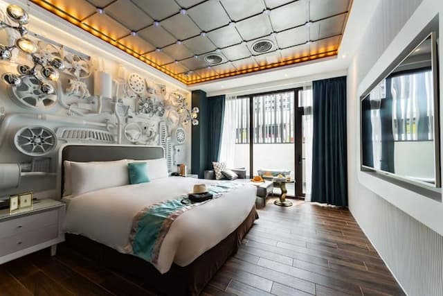 挪威森林文創館|超大溜滑梯、孩童滑步車道-都市文創房 (車庫房)-2