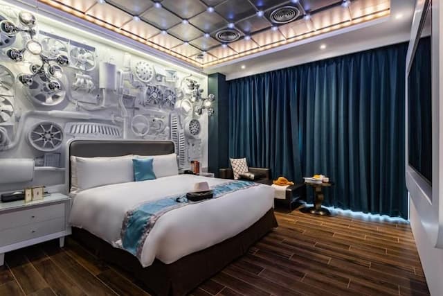 挪威森林文創館|超大溜滑梯、孩童滑步車道-都市文創房 (車庫房)-3