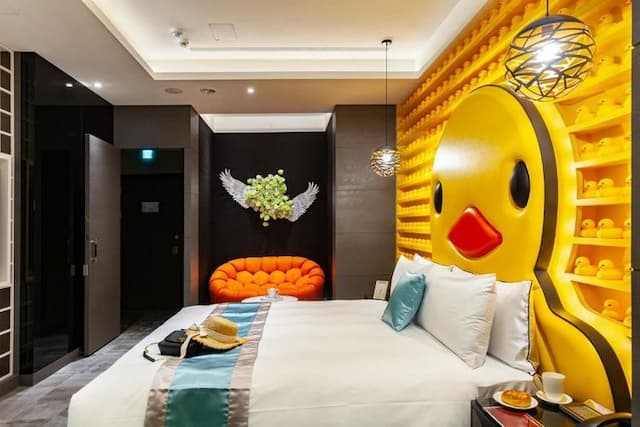 挪威森林文創館|超大溜滑梯、孩童滑步車道-青輕文創房 (車庫房)-2