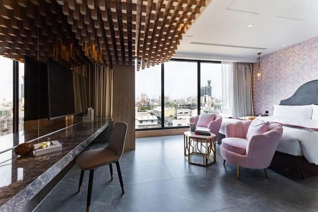 挪威森林文創館|超大溜滑梯、孩童滑步車道-文創摩登商務房-2