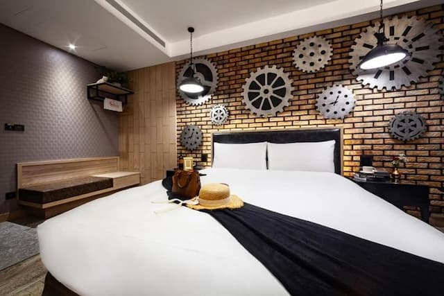 挪威森林文創館|超大溜滑梯、孩童滑步車道-文創摩登商務房-8