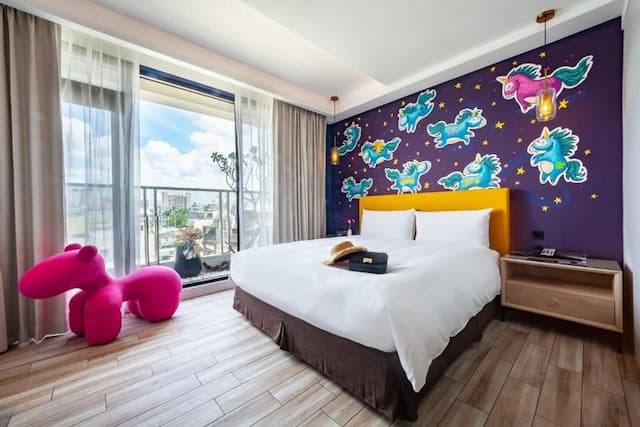 挪威森林文創館|超大溜滑梯、孩童滑步車道-文創景觀商務房-1