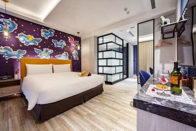 挪威森林文創館|超大溜滑梯、孩童滑步車道-文創景觀商務房-2