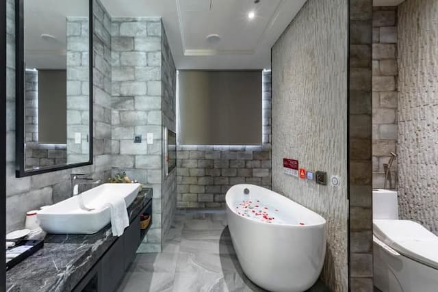 挪威森林文創館|超大溜滑梯、孩童滑步車道-文創溫馨家庭房(18:00後可入住)-9