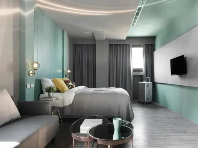 曼特先生|近台中火車站、可選購寵物友善房型、文青質感旅店-不指定雙人房-寵物可入房-4