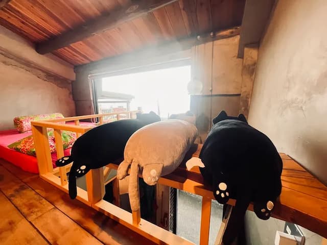 小喵喵海景民宿 | 2-6人包棟&海景 | 九份老街-小喵喵幸福(三) | 樓中樓包棟-3