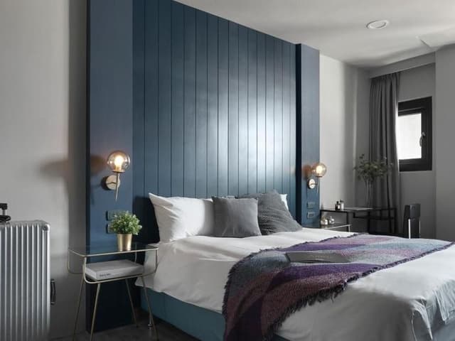 曼特先生|近台中火車站、可選購寵物友善房型、文青質感旅店-豪華雙人房–不含早餐-3