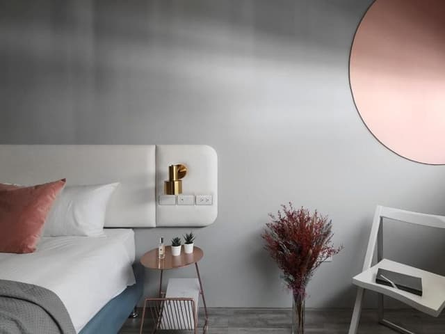 曼特先生|近台中火車站、可選購寵物友善房型、文青質感旅店-高級雙人房–不含早餐-10